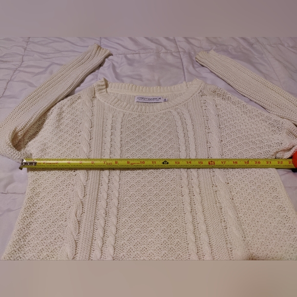 Gypsy Warrior women's off white / cream sweater π€π€ (Medium) π€π€ - Picture 7 of 16